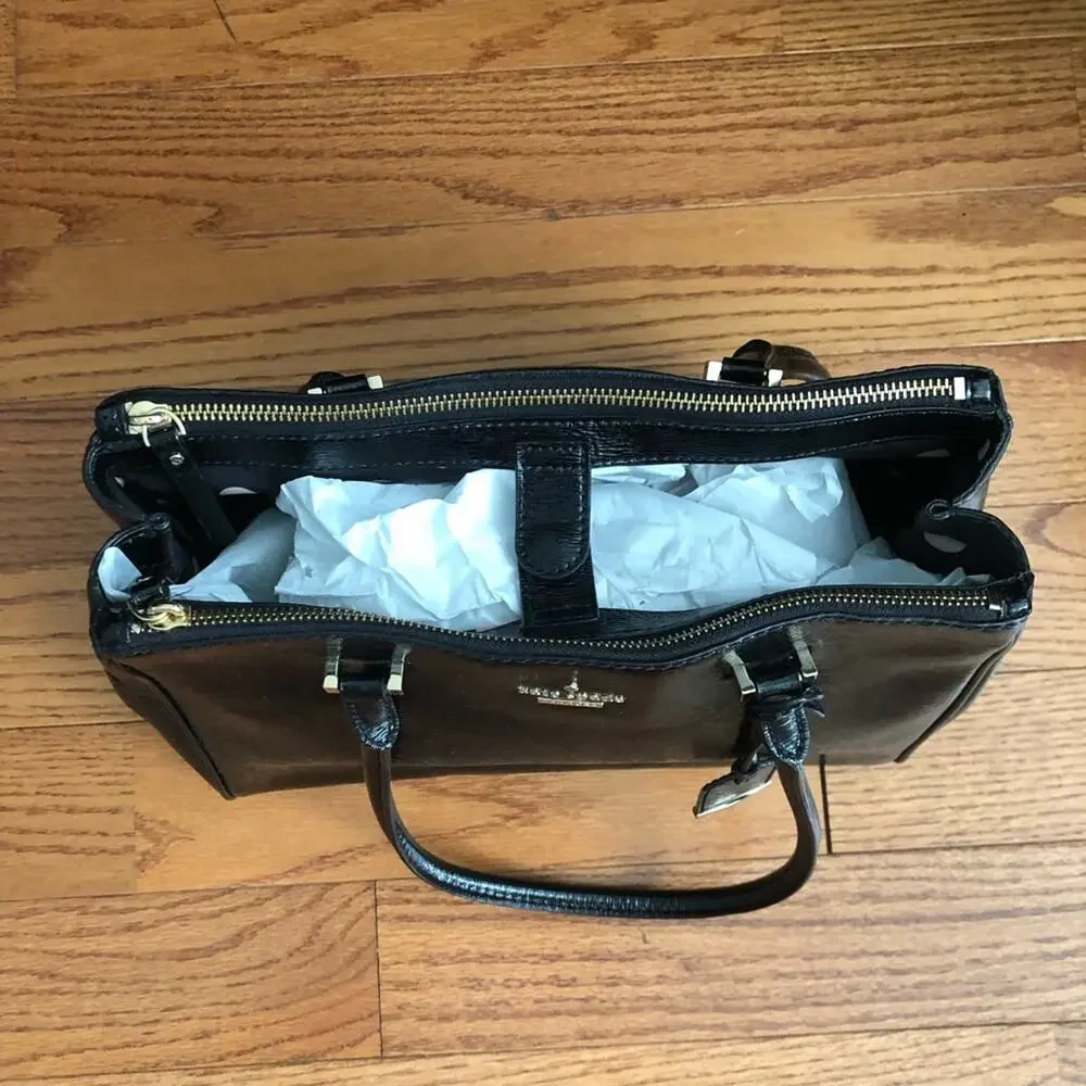 Kate Spade RARE Cedar Street Reena Shoulder Patent Leather Black handbag